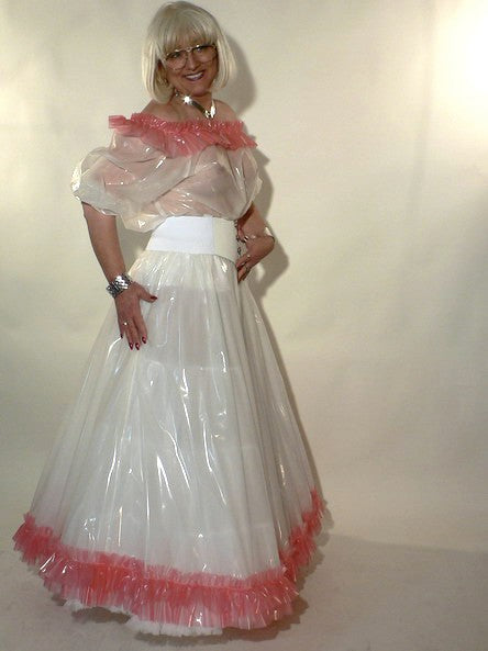 Zweiteiliges Sissy-Ballkleid Tiara