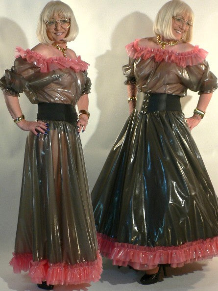 Two-piece sissy ball gown tiara
