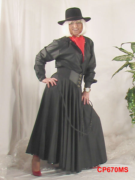 Long plate skirt